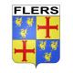 Flers 62 ville sticker blason écusson autocollant adhésif