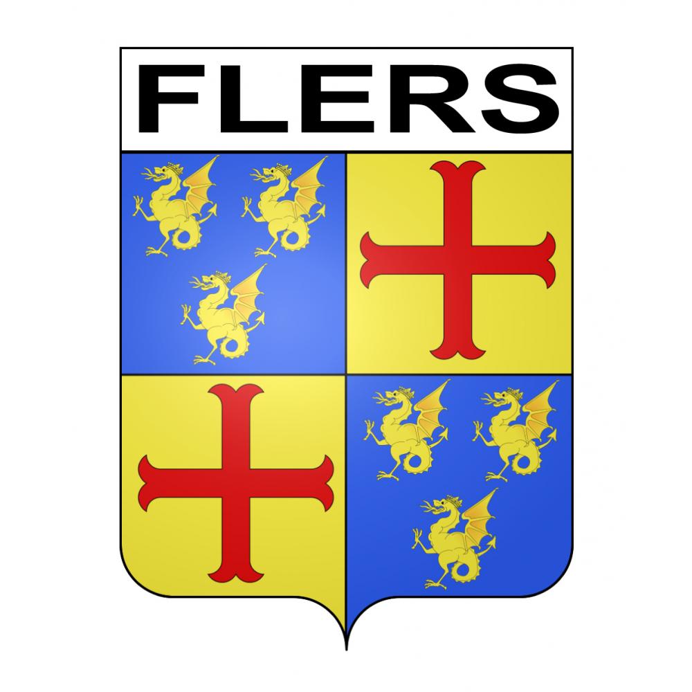 Flers Sticker wappen, gelsenkirchen, augsburg, klebender aufkleber