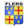 Stickers coat of arms Flers adhesive sticker