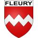 Fleury Sticker wappen, gelsenkirchen, augsburg, klebender aufkleber