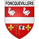 Foncquevillers Sticker wappen, gelsenkirchen, augsburg, klebender aufkleber