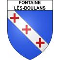 Fontaine-lès-Boulans Sticker wappen, gelsenkirchen, augsburg, klebender aufkleber