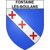 Fontaine-lès-Boulans Sticker wappen, gelsenkirchen, augsburg, klebender aufkleber