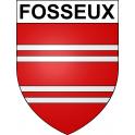 Fosseux Sticker wappen, gelsenkirchen, augsburg, klebender aufkleber