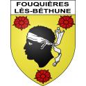 Fouquières-lès-Béthune 62 ville sticker blason écusson autocollant adhésif