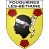 Fouquières-lès-Béthune 62 ville sticker blason écusson autocollant adhésif