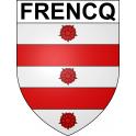 Frencq Sticker wappen, gelsenkirchen, augsburg, klebender aufkleber