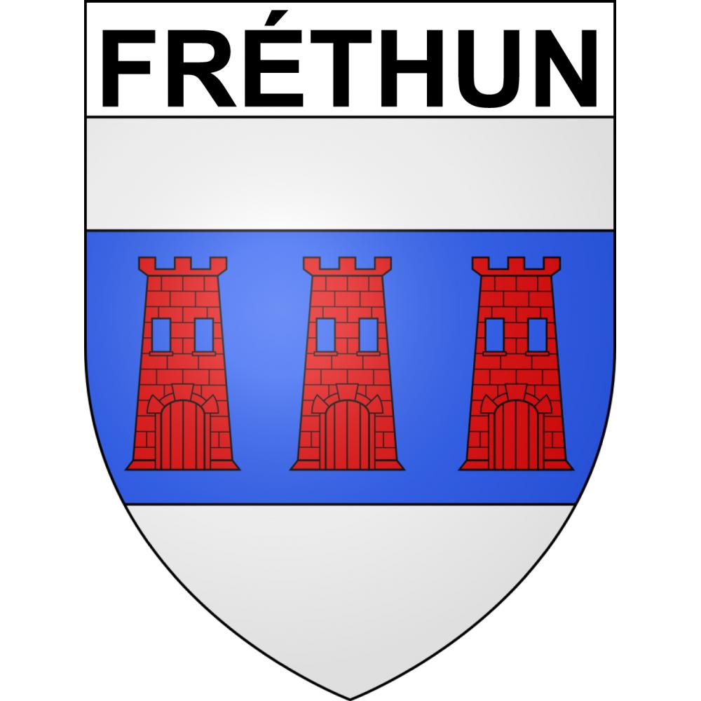 Fréthun Sticker wappen, gelsenkirchen, augsburg, klebender aufkleber