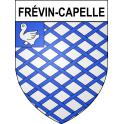 Frévin-Capelle Sticker wappen, gelsenkirchen, augsburg, klebender aufkleber
