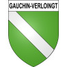 Gauchin-Verloingt Sticker wappen, gelsenkirchen, augsburg, klebender aufkleber