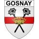 Gosnay 62 ville sticker blason écusson autocollant adhésif