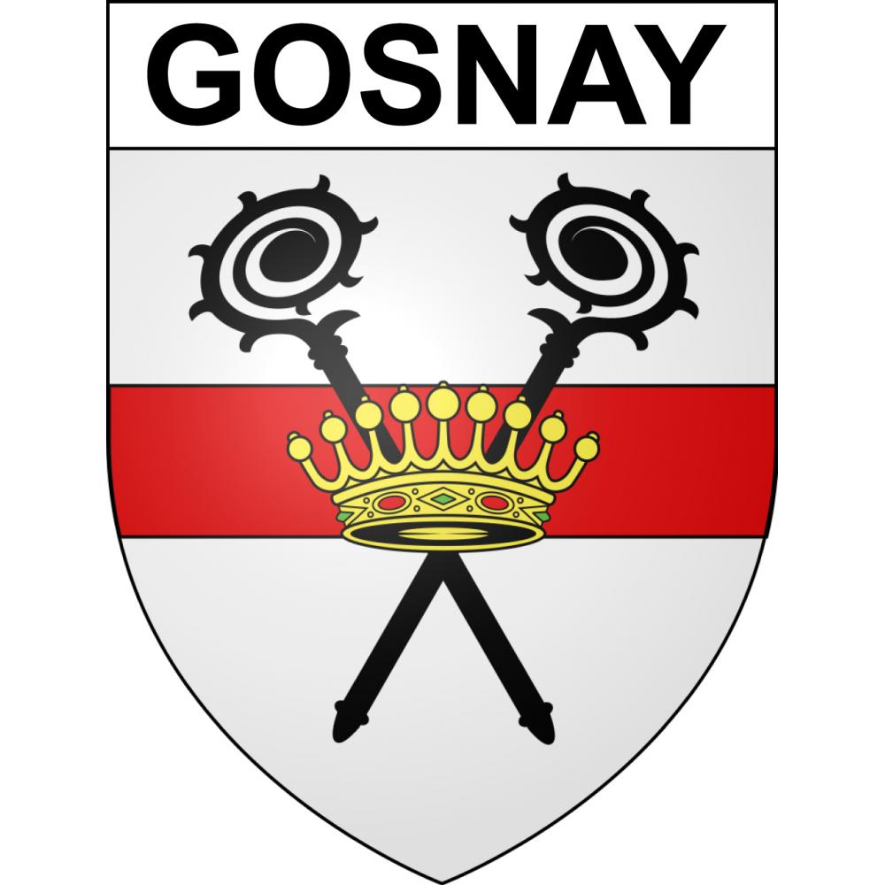 Adesivi stemma Gosnay adesivo