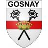 Gosnay 62 ville sticker blason écusson autocollant adhésif