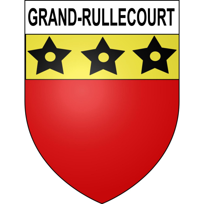 Adesivi stemma Grand-Rullecourt adesivo