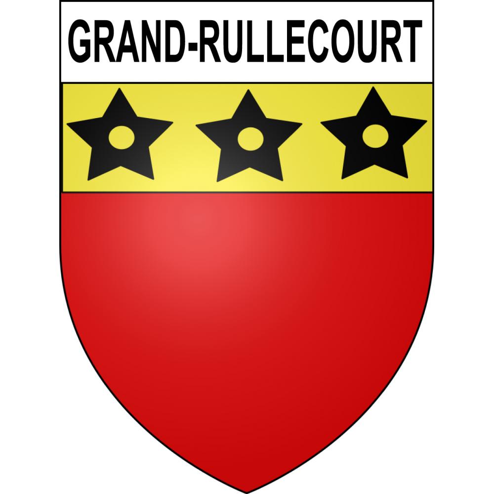 Grand-Rullecourt 62 ville sticker blason écusson autocollant adhésif