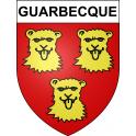 Guarbecque Sticker wappen, gelsenkirchen, augsburg, klebender aufkleber
