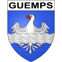 Stickers coat of arms Guemps adhesive sticker