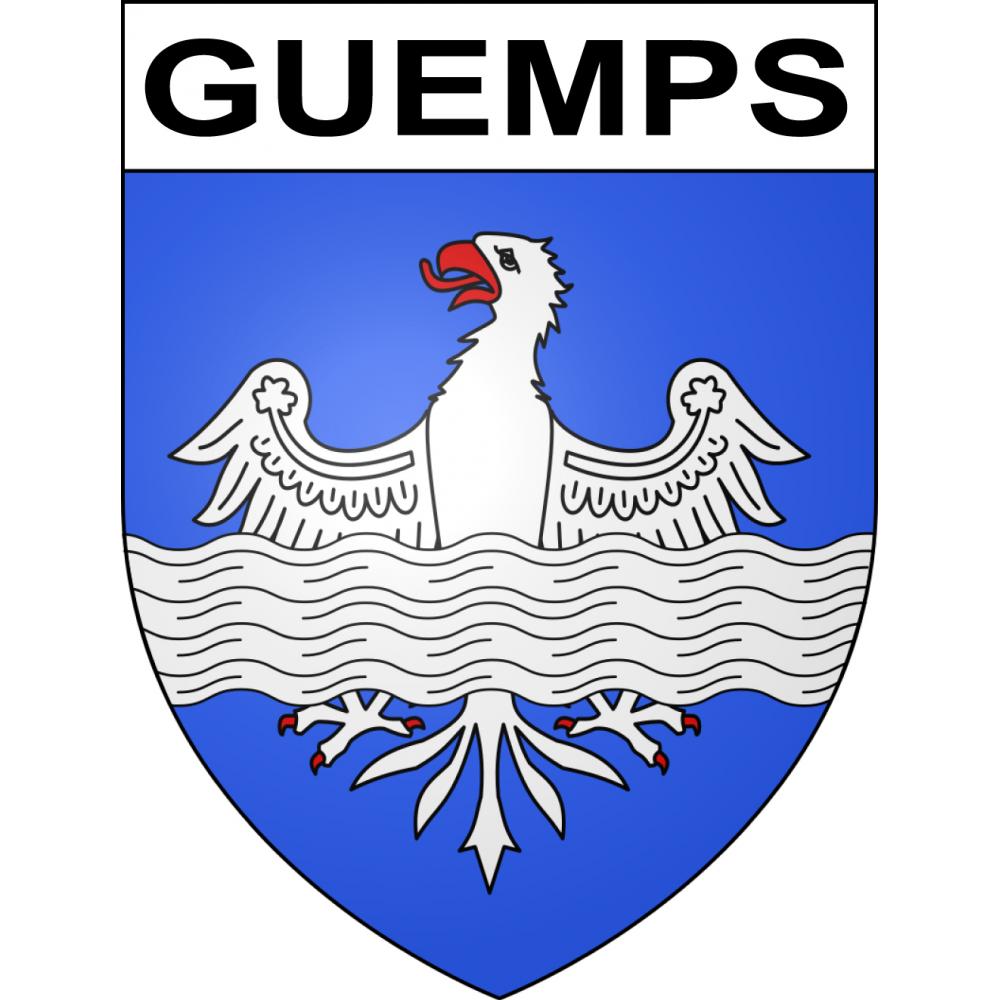 Stickers coat of arms Guemps adhesive sticker