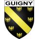 Guigny Sticker wappen, gelsenkirchen, augsburg, klebender aufkleber