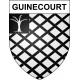 Guinecourt 62 ville sticker blason écusson autocollant adhésif