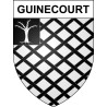 Guinecourt 62 ville sticker blason écusson autocollant adhésif