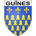 Guînes Sticker wappen, gelsenkirchen, augsburg, klebender aufkleber