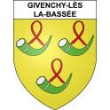 Givenchy-lès-la-Bassée Sticker wappen, gelsenkirchen, augsburg, klebender aufkleber