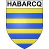 Habarcq 62 ville sticker blason écusson autocollant adhésif
