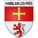 Hamblain-les-Prés Sticker wappen, gelsenkirchen, augsburg, klebender aufkleber