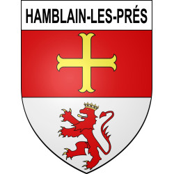 Stickers coat of arms Hamblain-les-Prés adhesive sticker