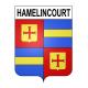 Hamelincourt 62 ville sticker blason écusson autocollant adhésif