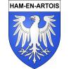 Adesivi stemma Ham-en-Artois adesivo