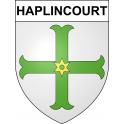 Haplincourt 62 ville sticker blason écusson autocollant adhésif