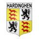 Hardinghen 62 ville sticker blason écusson autocollant adhésif