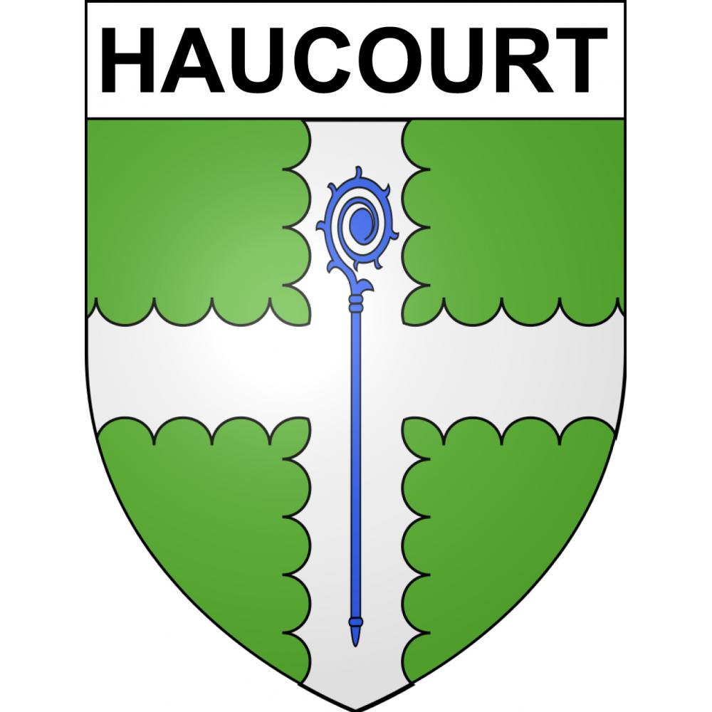 Haucourt Sticker wappen, gelsenkirchen, augsburg, klebender aufkleber