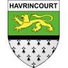 Havrincourt 62 ville sticker blason écusson autocollant adhésif