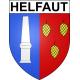Helfaut 62 ville sticker blason écusson autocollant adhésif