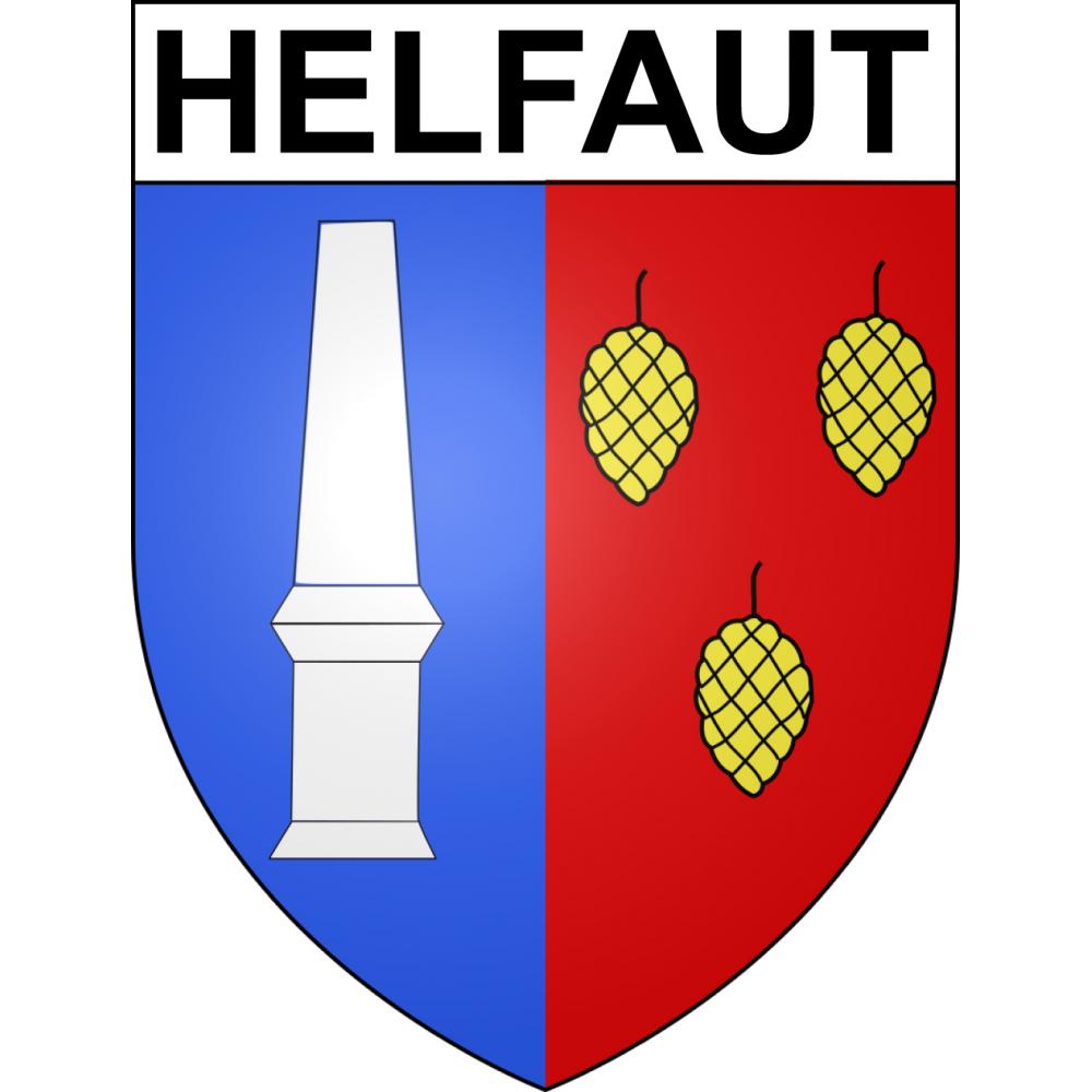 Stickers coat of arms Helfaut adhesive sticker