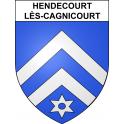 Hendecourt-lès-Cagnicourt Sticker wappen, gelsenkirchen, augsburg, klebender aufkleber