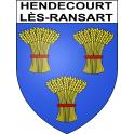 Hendecourt-lès-Ransart Sticker wappen, gelsenkirchen, augsburg, klebender aufkleber