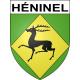 Pegatinas escudo de armas de Héninel adhesivo de la etiqueta engomada