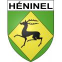 Héninel Sticker wappen, gelsenkirchen, augsburg, klebender aufkleber