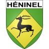 Héninel 62 ville sticker blason écusson autocollant adhésif