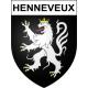 Henneveux 62 ville sticker blason écusson autocollant adhésif