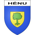 Stickers coat of arms Hénu adhesive sticker