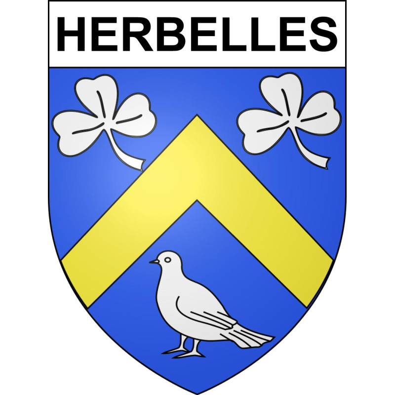 Herbelles Sticker wappen, gelsenkirchen, augsburg, klebender aufkleber