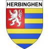 Herbinghen 62 ville sticker blason écusson autocollant adhésif