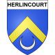 Stickers coat of arms Herlincourt adhesive sticker