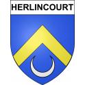 Herlincourt Sticker wappen, gelsenkirchen, augsburg, klebender aufkleber