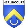 Herlincourt Sticker wappen, gelsenkirchen, augsburg, klebender aufkleber